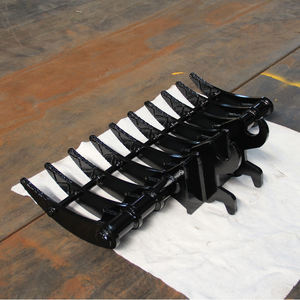 Râteau à racines pour <span class=keywords><strong>mini</strong></span>-excavatrice, vente chaude, défrichement de jardin, OEM/ODM - Product Image 4