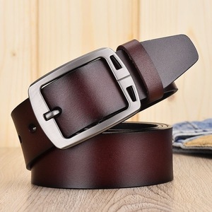 Ceinture décontractée rétro en alliage véritable pour hommes, avec boucle ardillon, vente en gros pour fabricants transfrontaliers - Product Image 1