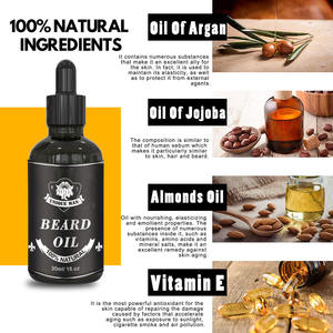 Kit de crecimiento de barba de etiqueta privada, limpieza de aceite de barba rodante, rodillo de suero, bálsamo para Barba, juego de regalo para el cuidado de la barba - Product Image 5