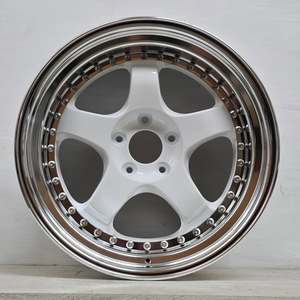 Nouvelles jantes forgées JDM 5x114.<span class=keywords><strong>3</strong></span> triple chrome 2/<span class=keywords><strong>3</strong></span> pièces de 18-19 pouces, Deep Dish Meister S1 pour A90 pour Z Skyline R34 25mm - Product Image 3