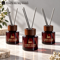 Flacon diffuseur de parfum en verre de luxe vide de 120 ml avec bâtonnets aromatiques