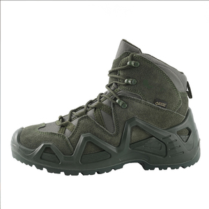Bottes tactiques vertes SF21 706 pour hommes, imperméables, à lacets, hautes, toutes saisons, style daim - Product Image 2