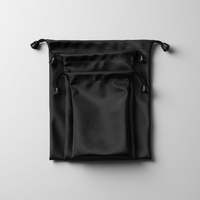 Sac à cordon en PU personnalisé, directement de l'usine, imperméable, pour chaussures, cadeaux et courses