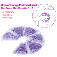 Compresses de gel chaud/froid réutilisables CSI pour thérapie mammaire, pochettes de glace pour l'allaitement et la récupération post-partum, soins de maternité