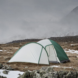 Ultra-<b>light</b> Four-season Double Layer Oxford Outdoor Family Camping Tent Extended Front <b>Hall</b> Portable Waterproof Luxury Model One - Product Image 4