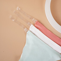 Culottes triangulaires en soie glacée sans couture pour femmes - Culottes de sport sexy taille basse - Respirantes et liftantes, sous-vêtements purs et désirables