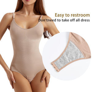 1 pièce Body sculptant respirant pour femme, sous-vêtement sculptant intégral, gainant de taille, vêtement de fitness, design bandeau sans couture - Product Image 3