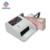 Compteur de billets portable V10 avec détecteur de faux billets – Machine à compter l'argent et détecter les faux billets de banque