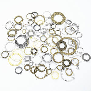 Pendentif personnalisé en métal logo lettre d'amour composants de bijoux sac à breloques en laiton vintage argenté doré accessoires Keychian - Product Image 5