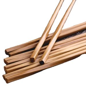 24Cm Eco-Friendly Reusable Gift Custom Logo Print <b>Twist</b> Shape Bamboo Chopsticks for Cooking and Eating - Product Image 3