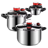 Casserole à pression rotative en acier inoxydable 304, fabrication chinoise, usage commercial et domestique, 100 KPa, réglage à trois vitesses