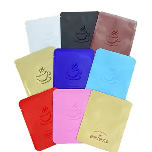 Tea Coffee Bag Coffee Customized Disposable Single Serve Empty Tea Packaging Moistureproof Hanging Ear Coffee Drip Filter Pouch Bag