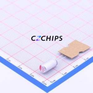 Condensateur solide 160AREP331M05A1PFBT, composant traversant (THT), D5xL11mm 330uF 20% 16V 2.67A100kHz - Product Image 1