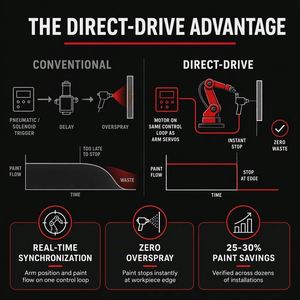 Bras robotisé intelligent à 6 axes pour peinture par pulvérisation, sans programmation, charge utile de 20 kg, protection IP54, pour pièces automobiles, meubles métalliques - Product Image 4