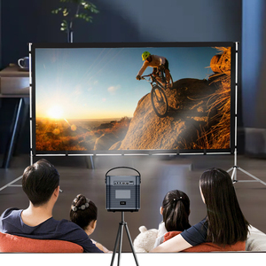 Màn Hình Máy Chiếu Ba Chân Có Chân Đỡ Màn Hình Chiếu HD 100 Inch Màn Hình Di Động Có Thể Điều Chỉnh Độ Cao Không Nhăn - Product Image 6