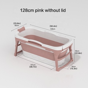 <span class=keywords><strong>Baignoire</strong></span> pliable pour bébé 1.28m, grande <span class=keywords><strong>baignoire</strong></span> de Massage pour enfants et adultes, avec couvercle thermostatique - Product Image 5