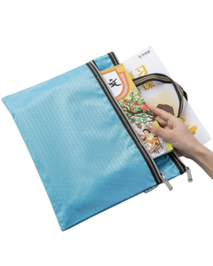 Maletín de Negocios Impermeable Oxford con Logotipo Personalizado, Organizador de Archivos para Viajes, Bolsa de Documentos con Cierre para Conferencias - Product Image 1