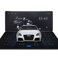 Monitor mobil portabel Android nirkabel, layar Multimedia mobil Stereo Universal 10.25 "IPS HD tampilan mobil