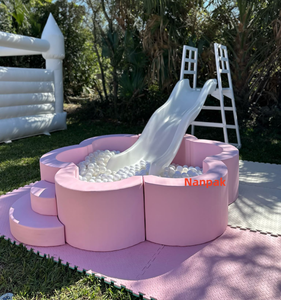 Little Clear Square Round Soft Play Ball Pool Equipment Set Gris Neutro Arco Iris Rosa Rojo Negro <span class=keywords><strong>Azul</strong></span> Verde Blanco Pequeño Ball Pit - Product Image 4