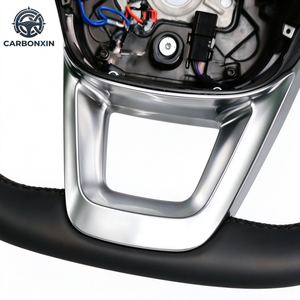 Volante de Cuero Completo de Alta Calidad Audi Red Label, Semiperforado, Personalizable para A4 A5 A3 A7 A1 A6 - Product Image 5