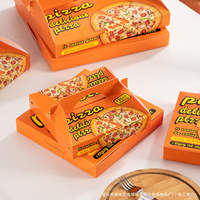 Boîtes à pizza en carton ondulé écologiques et résistantes à la graisse pour la vente en gros, idéales pour les restaurants, les plats à emporter et les services de livraison de restauration rapide