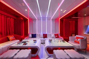 أزياء مخصصة حديثة النادي الليلي التصميم الداخلي أكشاك ملهى ليلي غرفة KTV أثاث بار النرجيلة للبيع - Product Image 6