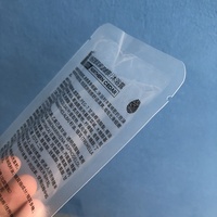Sachet d'emballage cosmétique transparent thermoscellable à trois soudures latérales avec logo personnalisé pour échantillons de lotion, sérum, crème et mini-produits de soin