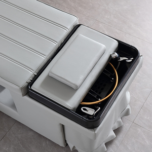 Profession elle Haar wasch massage Shampoo Bett Spa beheizter Kopf Wasser therapie Pediküre Bett Shampoo Bett mit Wasser zirkulation - Product Image 4