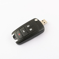 Disco Usb con forma de llave de coche de plástico de diseño moderno 64GB 128GB con memoria de logotipo personalizado Pendrive 2,0 3,0 Popular para hombre joven