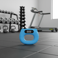 Dynamomètre de poignet intelligent avec écran LED, poignée en silicone antidérapante, comptage automatique, testeur de force précis pour tous les âges