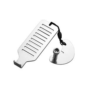 Portable Door Stopper Stainless Steel Hinge Mount Durable Safety Gate Block For Home Hotel Use - Product Image 3