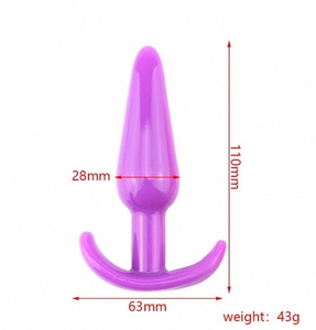 الخرز الشرج المكونات المرأة المكونات بعقب سيليكون للماء تدليك الجسم الشرجي - Product Image 4