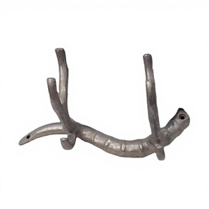 Cast Aluminium Antler Design <b>Hooks</b> & Rails Decorative <b>Wall</b> <b>Hook</b> Decorative <b>Hooks</b> for Home and Office Use - Product Image 1