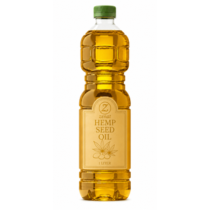 Aceite de Semillas de Cáñamo Refinado de Grado Cosmético y Alimentario, Botella de 1000 ml - Product Image 1