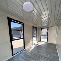 Maison préfabriquée pliable de style Z, serre, abri de jardin, maison modulaire pliable et recyclable, mini-maison préfabriquée