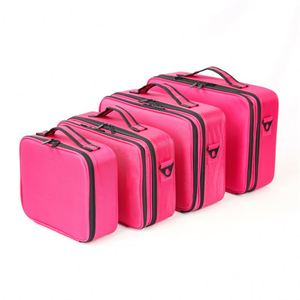 Sac de maquillage imperméable personnalisé en usine, sac de beauté portable, étui de maquillage professionnel, organiseur de voyage, sacs de cosmétiques - Product Image 6