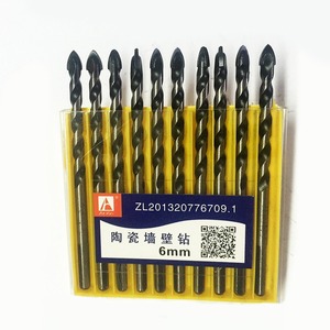 Anrui 6mm Alloy Triangular Drill Bit For Ceramic Tile Glass Concrete Masonry Wall Drilling - Product Image 1