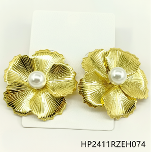Orecchini di perle da donna con Design rettangolare alla moda accessori Casual per feste gioielli a goccia - Product Image 1