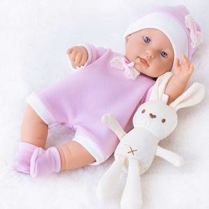 Muñeca Reborn de 30CM, cuerpo completo de vinilo, simulación de bebé, lavable, muñeca de compañía, venta al por mayor. - Product Image 3