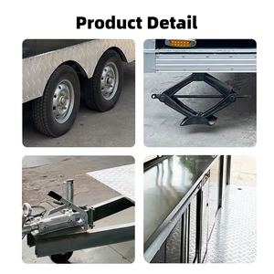 Remolque de Comida Móvil Cuadrado Más Vendido, Camión de Venta de Comida Callejera Comercial Totalmente Equipado - Product Image 4