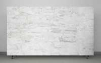 Dalle de pierre de quartz veiné blanc-gris en gros pour comptoir de cuisine, surface de lavabo et panneau mural