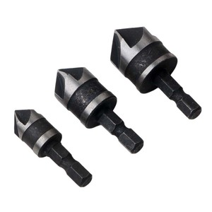 Chamfering Tool 12 16 19 Mm Hex Shank Carbide Tipped For Woodworking Hole Opening - Product Image 3