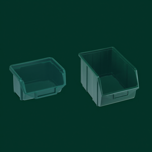 Take Combo Box Eco Tool <b>Containers</b> Green <b>Stackable</b> <b>Storage</b> Bin Set - Product Image 3