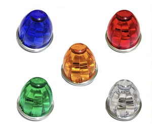 <span class=keywords><strong>Feu</strong></span> <span class=keywords><strong>de</strong></span> <span class=keywords><strong>position</strong></span> latéral pour camion, type LED Pastèque, bicolore clignotant, avec lentille en plastique scellée, 5W, 12V à 24V - Product Image 1