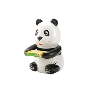 Children's creative cute cartoon intelligent Panda Music coin electric piggy bank toy