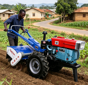 Nouveau tracteur manuel à roues multifonctionnel de 18hp, puissance nominale de 90hp, moteur diesel agricole de marche à bas prix, boîte de vitesses à roues 2 roues motrices - Product Image 5