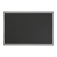 Tapis de sol pour bar en pvc de haute qualité, coréen, carré, de marque, personnalisé, en caoutchouc pour boisson, 1 pièce