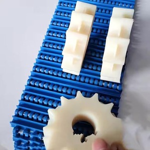 Sabuk konveyor Modular plastik kelas makanan kualitas tinggi untuk lini produksi modul sabuk rol bola sabuk jaring konveyor Putar - Product Image 5