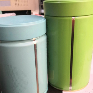 Boîtes à thé en fer blanc 73 mm de qualité alimentaire avec couvercle à vis et surface brillante pour bonbons, grains de café, poudre de matcha - Product Image 2