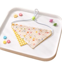 Bandana réglable pour animaux de compagnie, foulard triangulaire anti-bave pour chats et chiens, toutes saisons